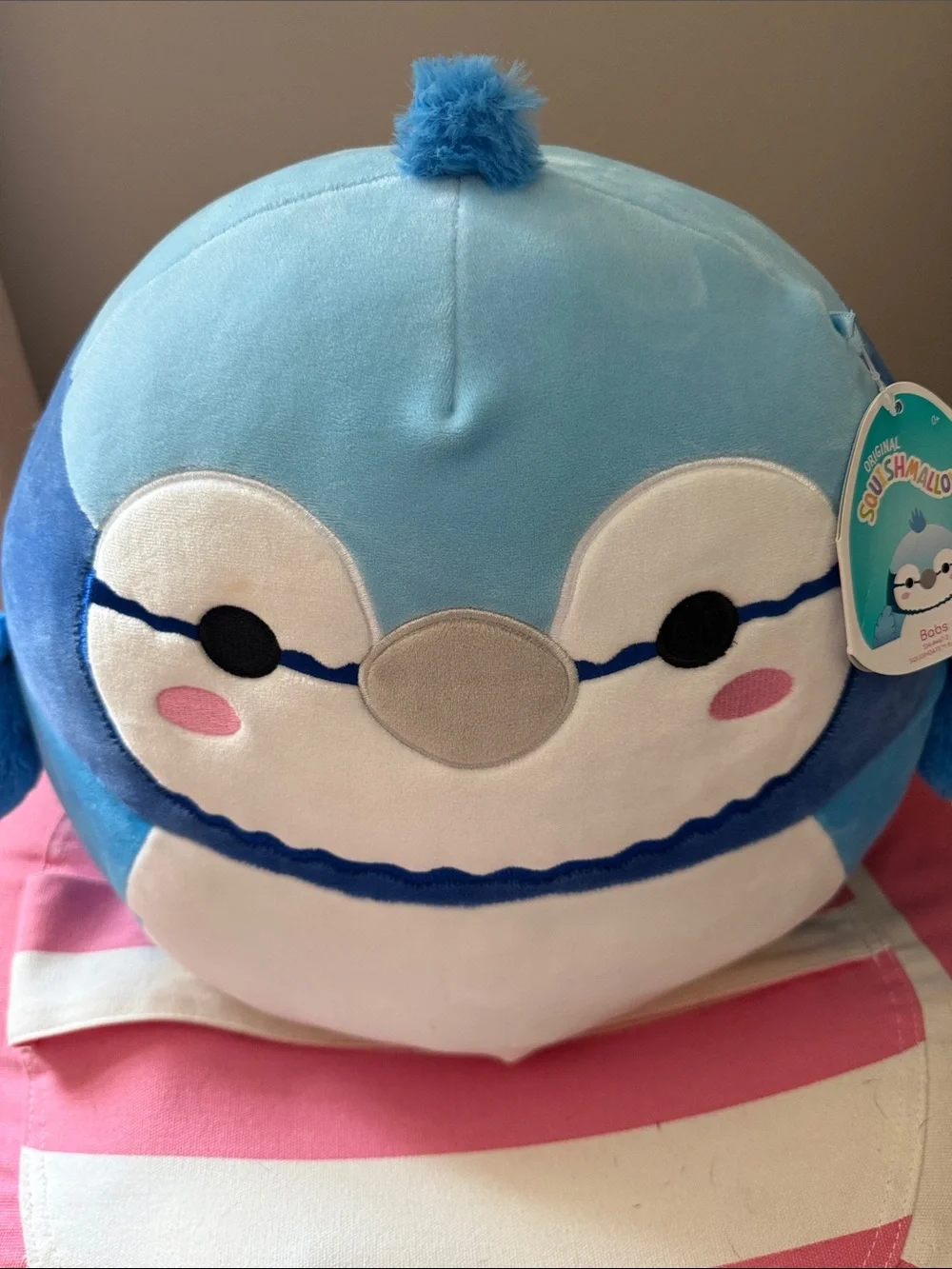 Squishmallow Babs Blue Jay Plush 14”